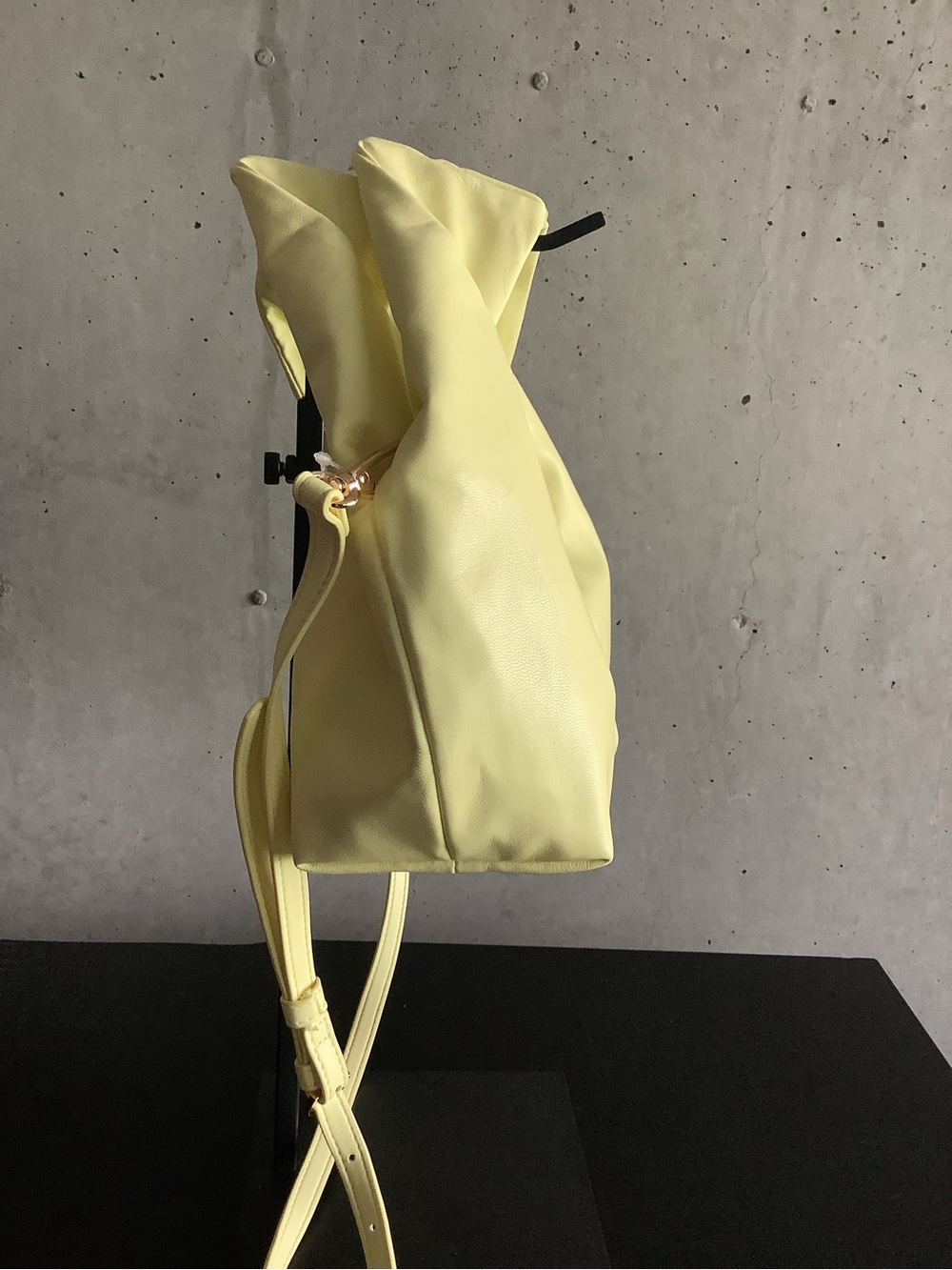 A New Day Mini Twist Top Handle Crossbody Bag Yellow - Picture 6 of 12